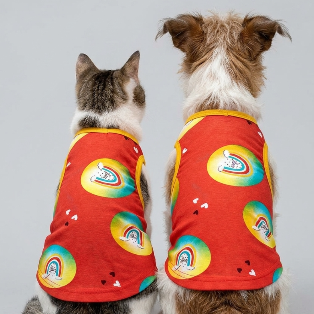 Skatrs Boho Rainbow T-Shirt for Dogs and Cats image 6