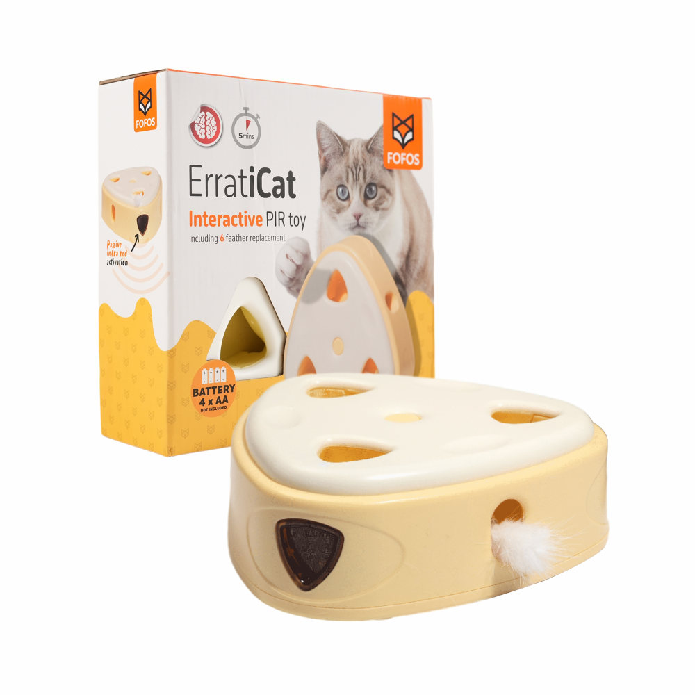 Barkbutler x Fofos Cheese Box Interactive Toy for Cats image 8