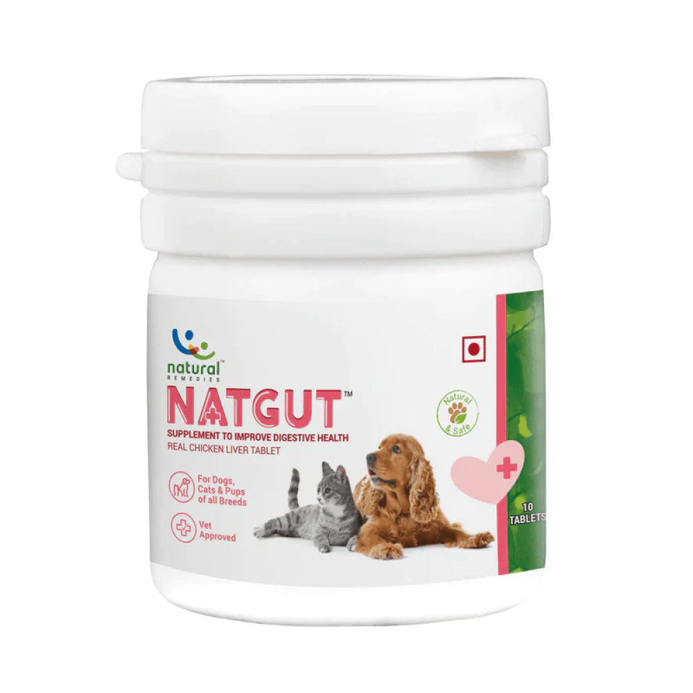 Natural Remedies Natgut Digestive Tablets for Dogs and Cats image 5