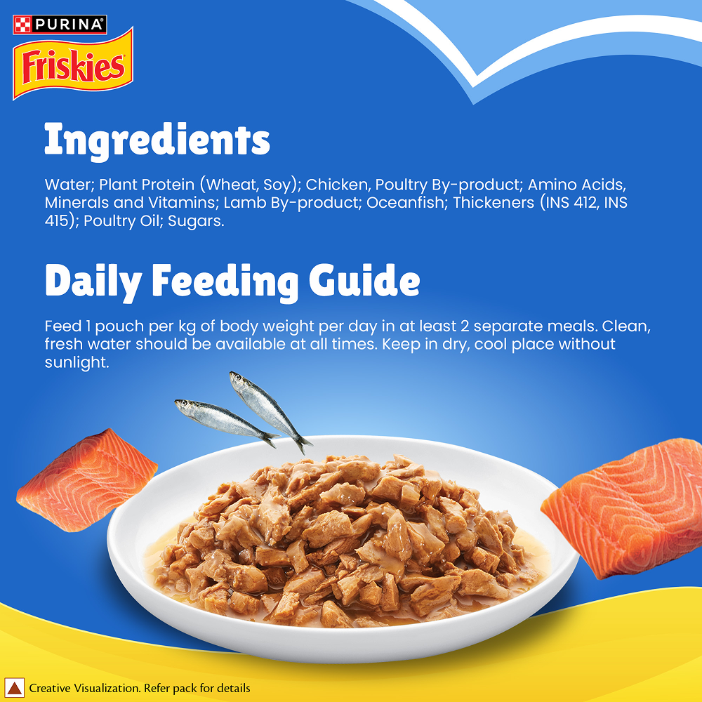 Purina Friskies Gravy licious Ocean Fish Flavour Adult Cat Wet Food image 7