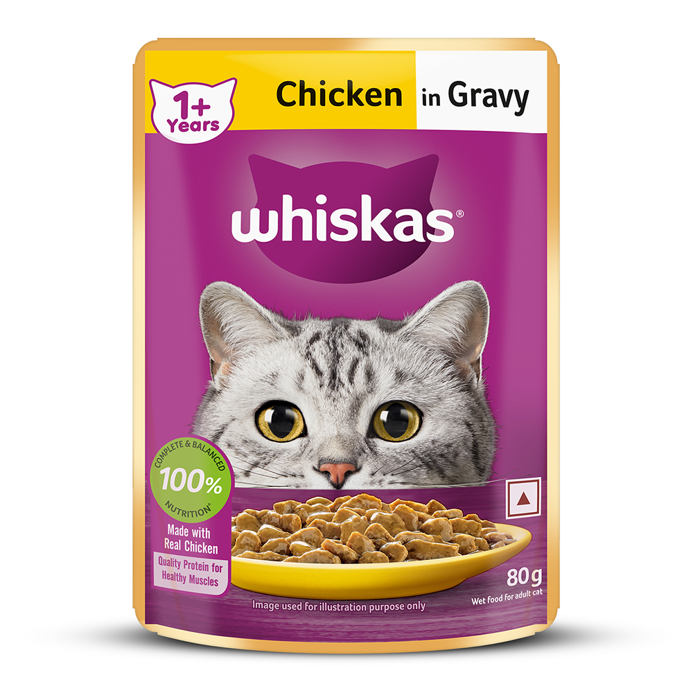 Whiskas Chicken in Gravy Adult Cat Wet Food