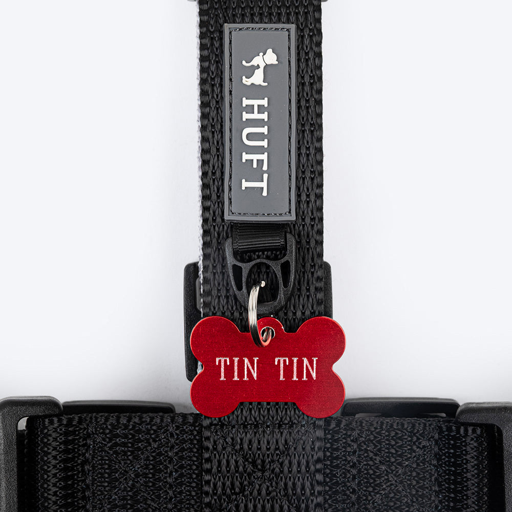 HUFT Classic H Harness for Dogs (Coral Black) image 7
