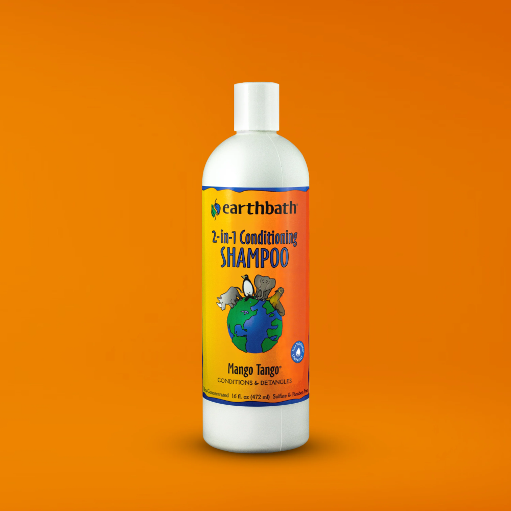 EarthBath 2 in 1 Conditioning Shampoo Mango Tango Long Coat for Dogs and Cats image 6