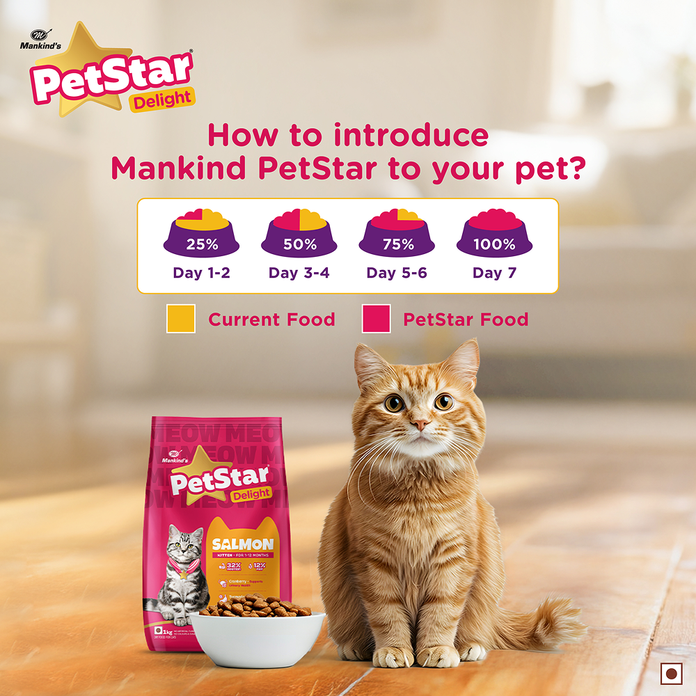 Mankind PetStar Salmon Kitten Cat Dry Food image 4