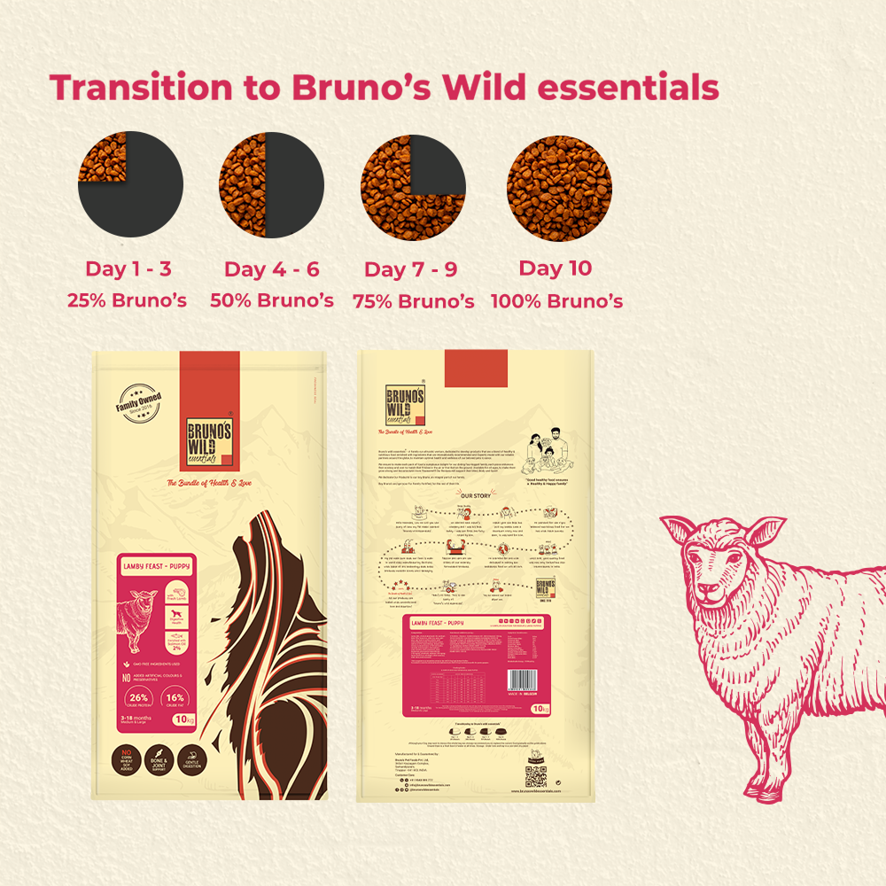 Bruno's Wild Essentials Lamby Feast Puppy Dry Food image 7