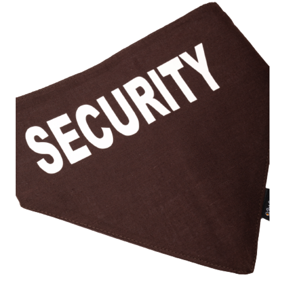 Petsnugs Security Bandana for Dogs and Cats (Coffee Brown) image 3