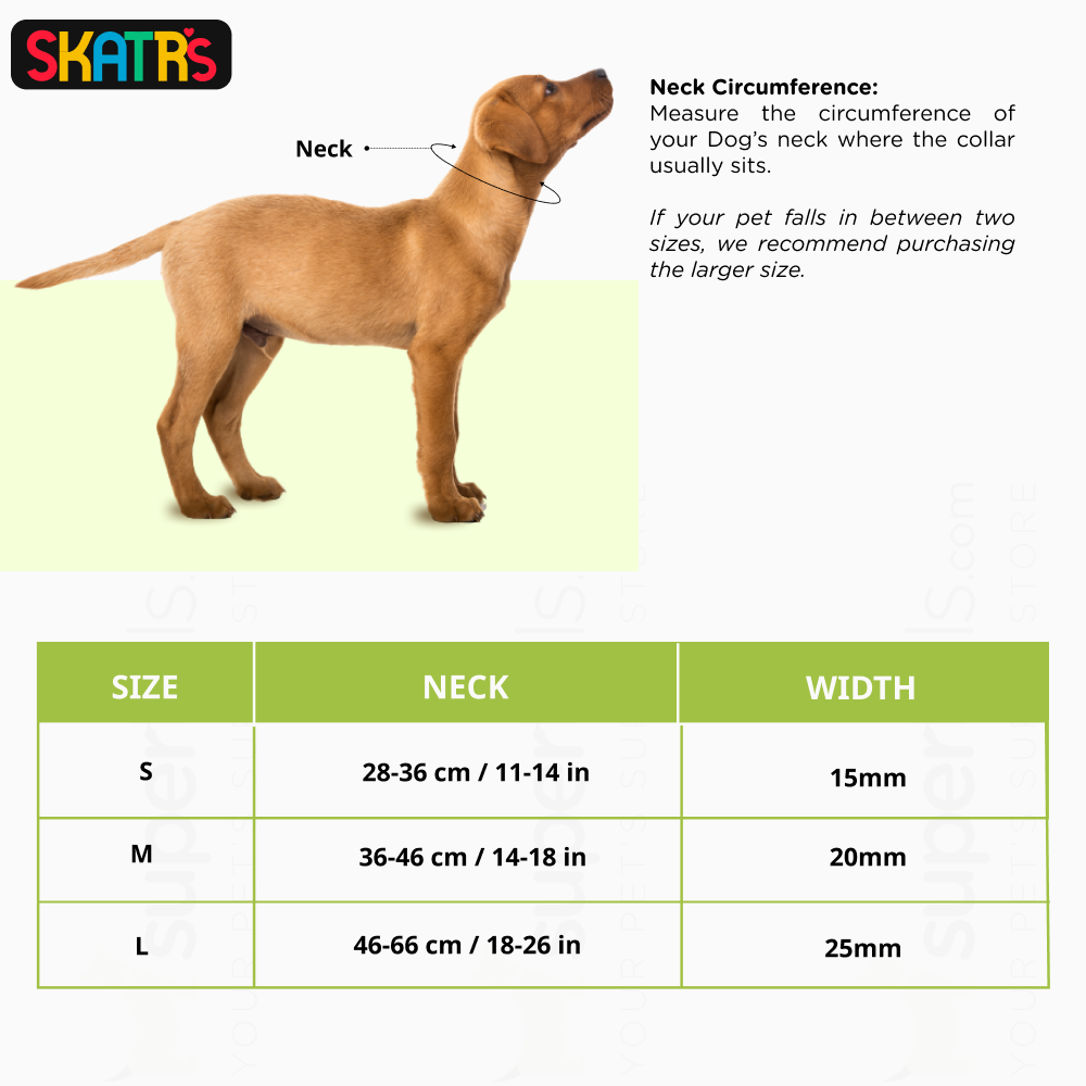 Skatrs Nylon Collar for Dogs and Cats (Black) image 2