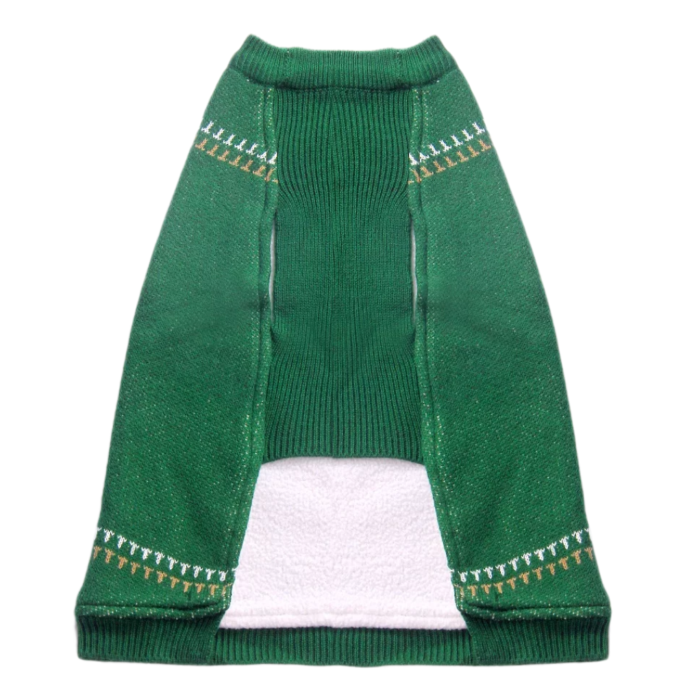Petsnugs Christmas Reindeer Sweater for Dogs and Cats (Dark Green) image 3