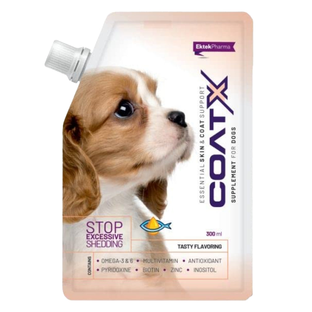 Ek Tek CoatX Syrup Supplement Skin & Coat Support for Dogs