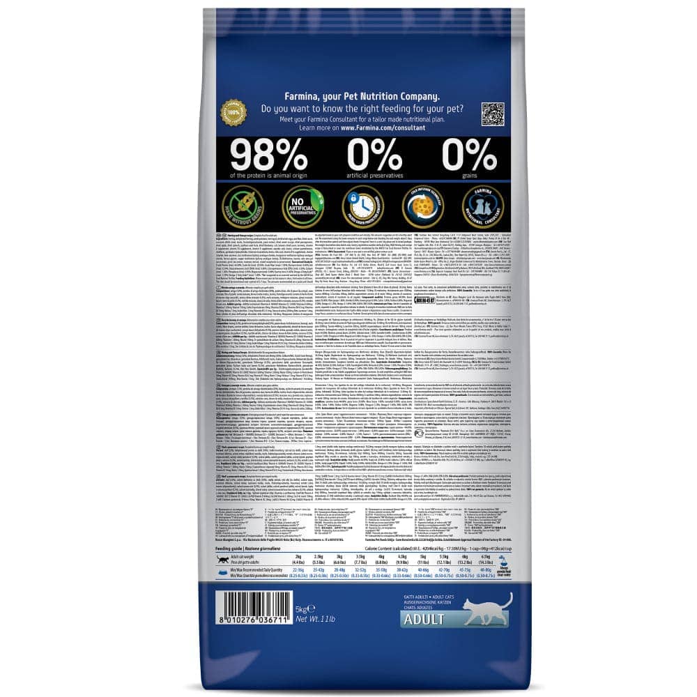 Farmina N&D Ocean Herring & Orange Grain Free Adult Cat Dry Food image 3