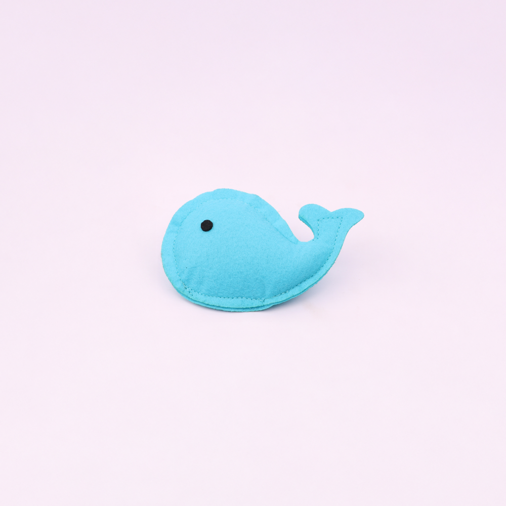 Skatrs Whaleyboo Whale Catnip Toy for Cats