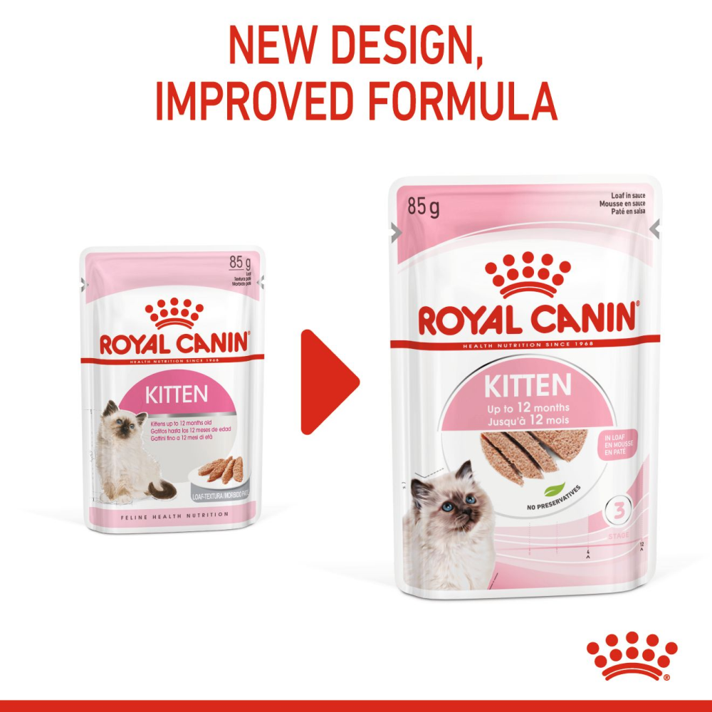 Royal Canin Instinctive Kitten Loaf Wet Cat Food image 4