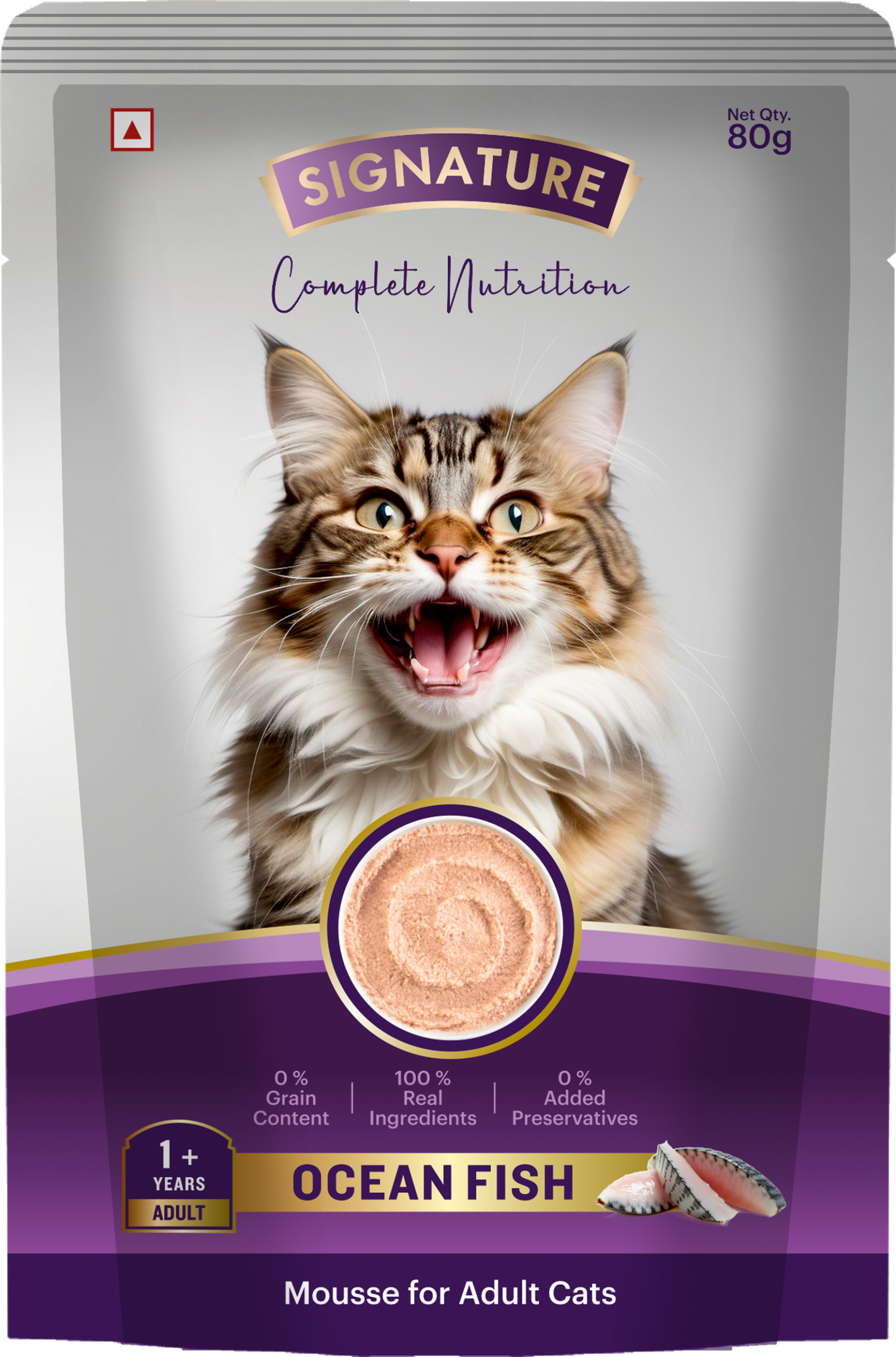 Signature Grain Zero Ocean Fish Mousse Adult Cat Wet Food image 10