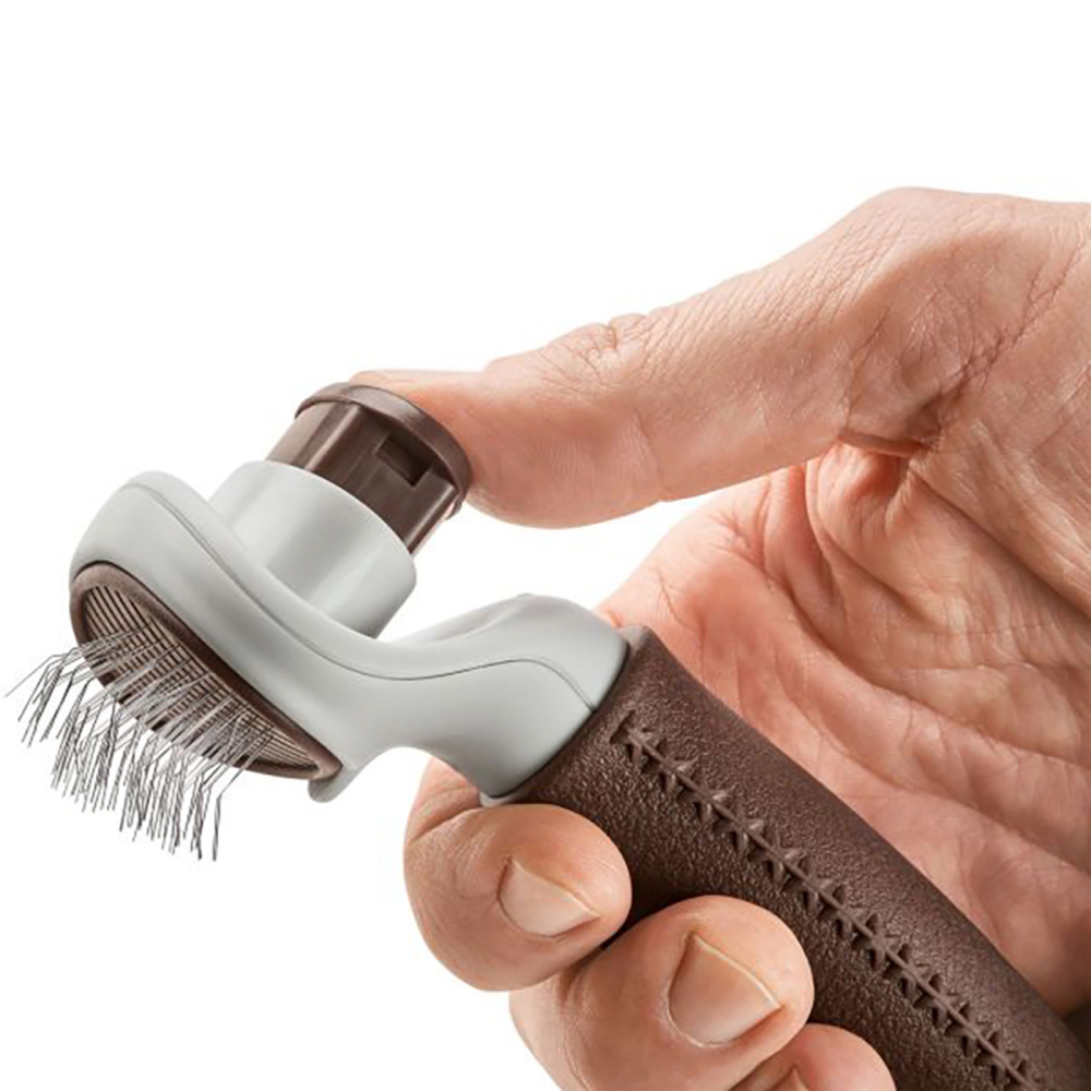Hunter Plucking Self Cleaning Spa Brush for Dogs and Cats image 4
