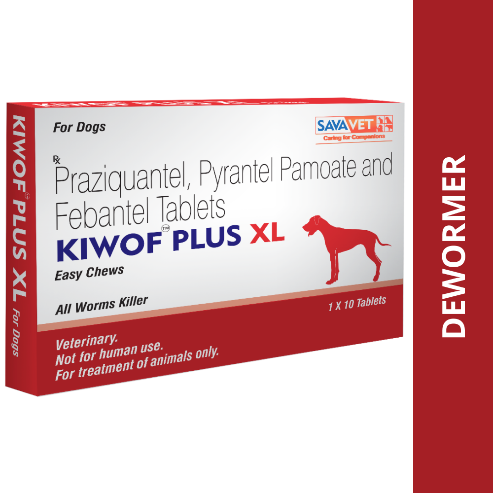 Savavet Kiwof Plus XL Dog Deworming Tablet image 1