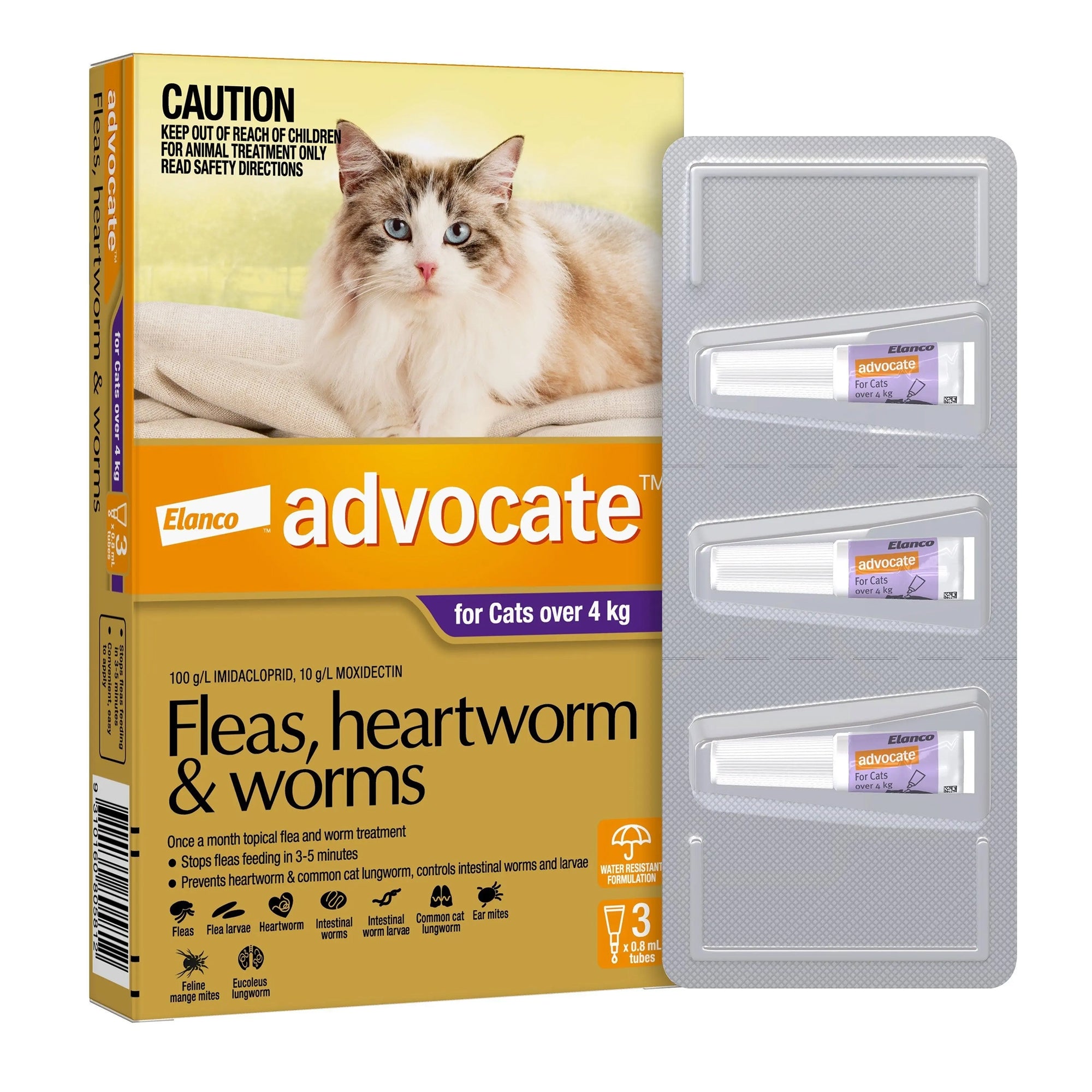 Bayer Elanco Advocate Spot On for Cats Above 4kg image 2