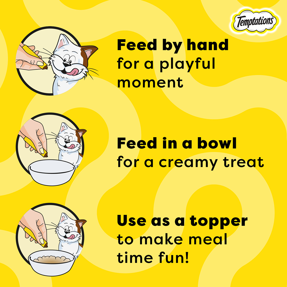 Temptations Creamy Purrrr ee Chicken & Tuna Cat Treats image 6