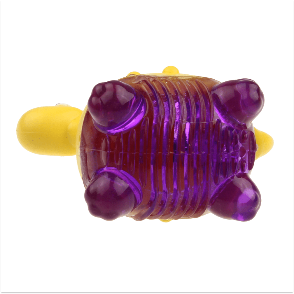 GiGwi Suppa Puppa Dino Toy for Dogs (Yellow & Purple) image 6