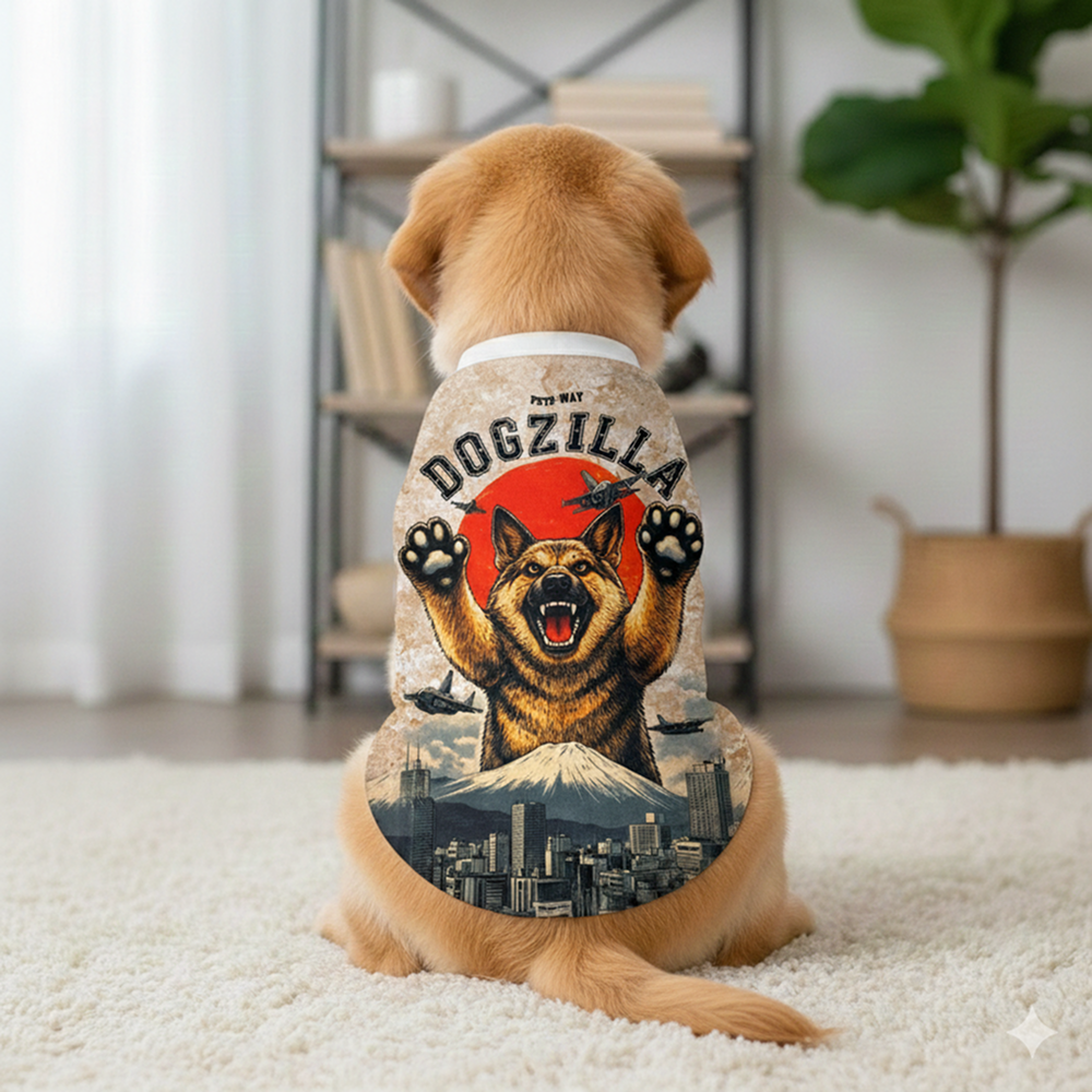 Pets Way Dogzilla Tshirt for Dogs image 1