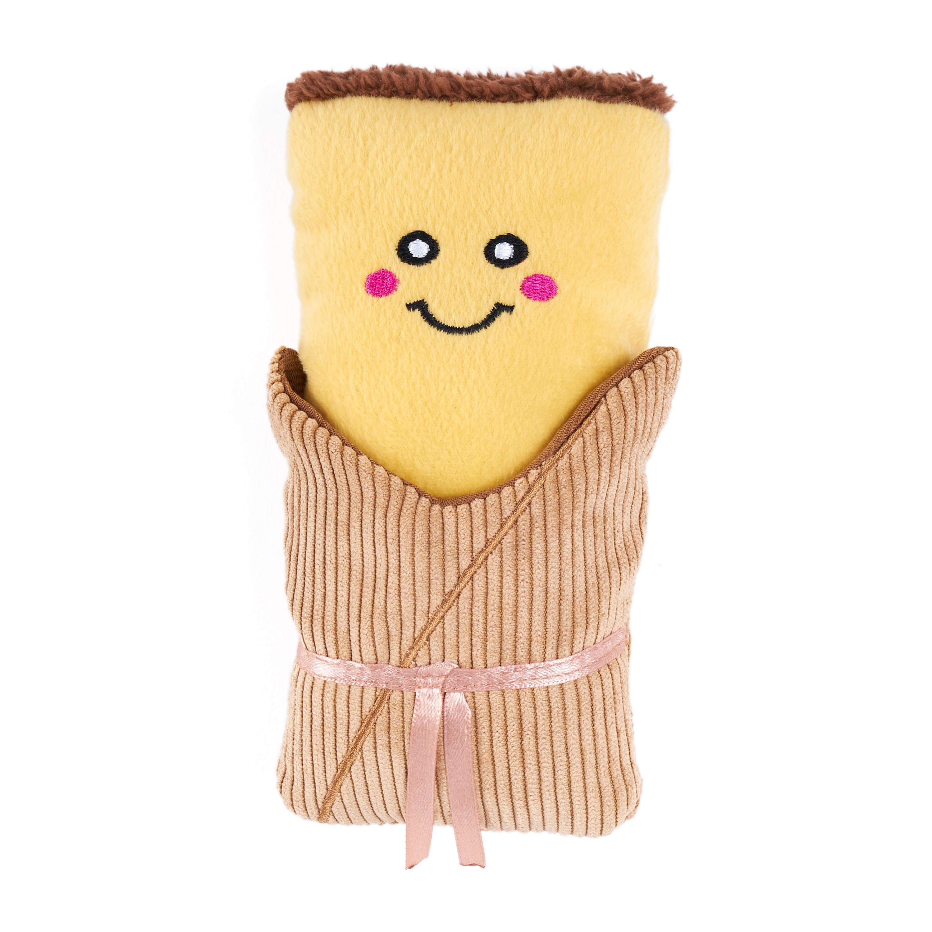 Zippy Paws NomNomz Tamale Plush Toy for Dogs