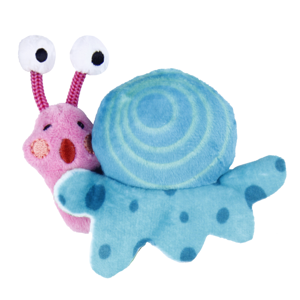 GiGwi Shinning Friends Snail with LED light and Catnip inside Toy for Cats image 7