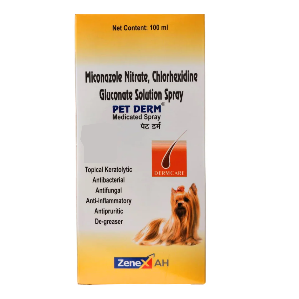 Zenex Pet Derm Spray For Dogs and Cats