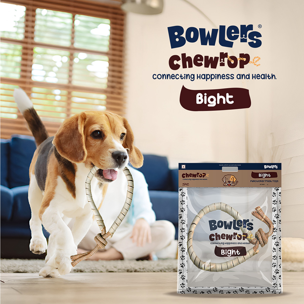 Bowlers Chewrope Bight Functional Dog Treat Toy image 6