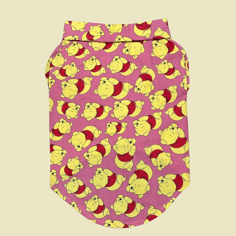 Pet Set Go Pooh Cotton Shirt for Dogs (Red) image 6