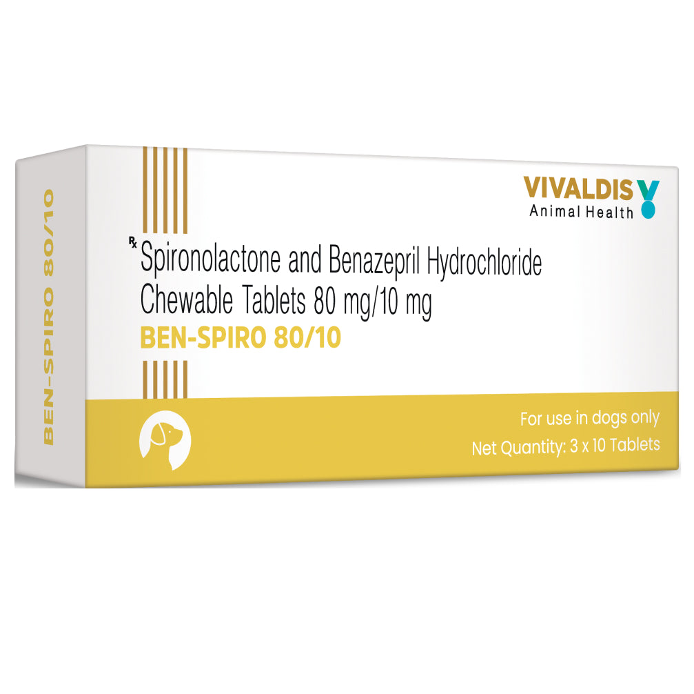 Vivaldis Ben Spiro (Spironolactone & Benzepril) Tablets for Dogs image 5