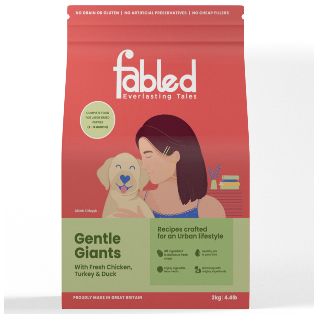 Fabled Gentle Giants Fresh Chicken Turkey and Duck Large Breed Puppy Dry Food image 4