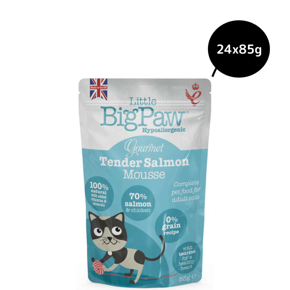 Little Big Paw Atlantic Salmon Mousse Cat Wet Food image 9