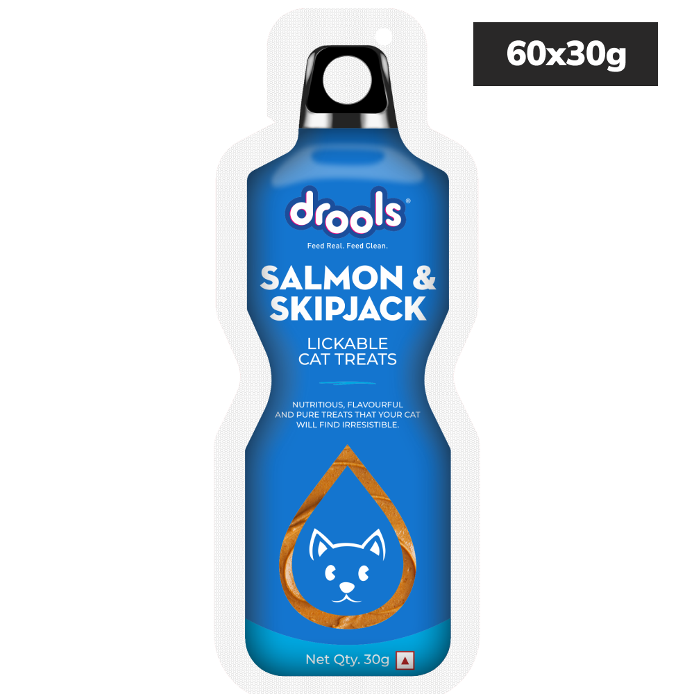 Drools Salmon & Skipjack Creamy Lickable Cat Treats image 3