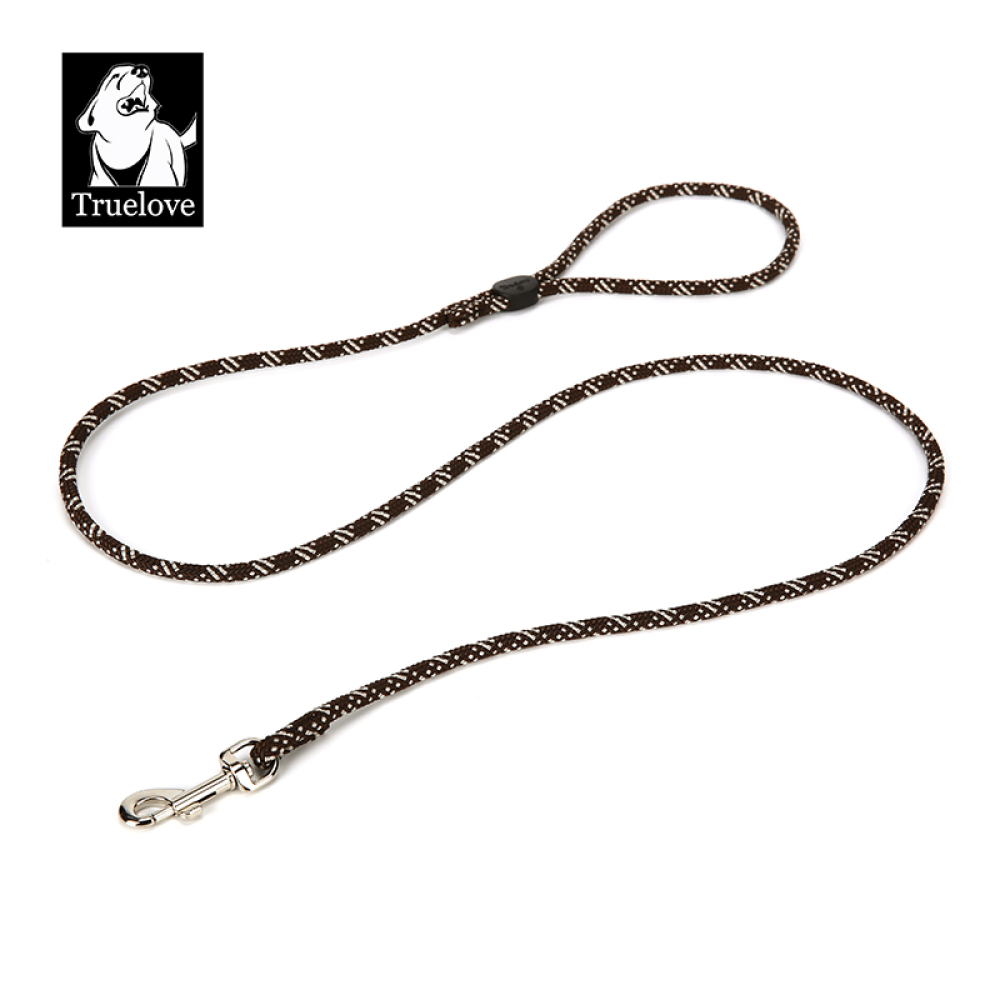 Truelove High Density Reflective Rope Webbing Leash for Dogs (Brown) image 2