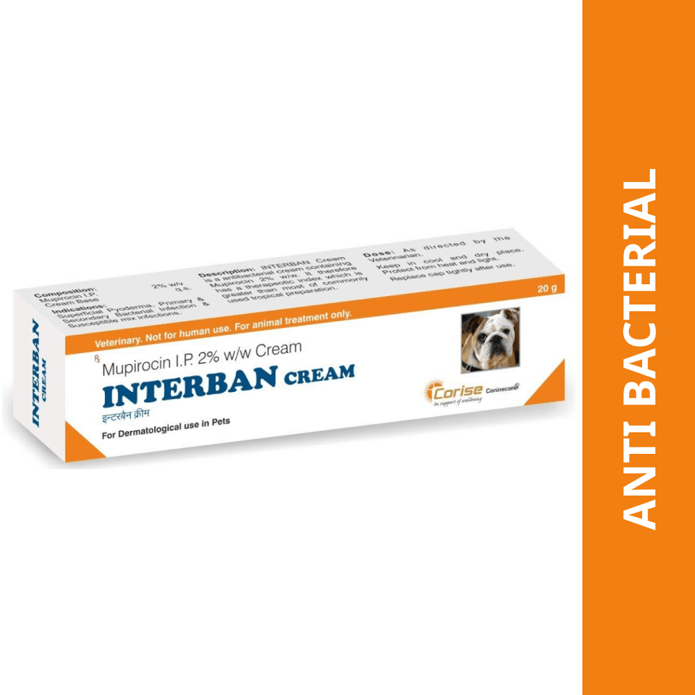 Corise Interban Cream (Mupirocin) for Dogs & Cats image 1