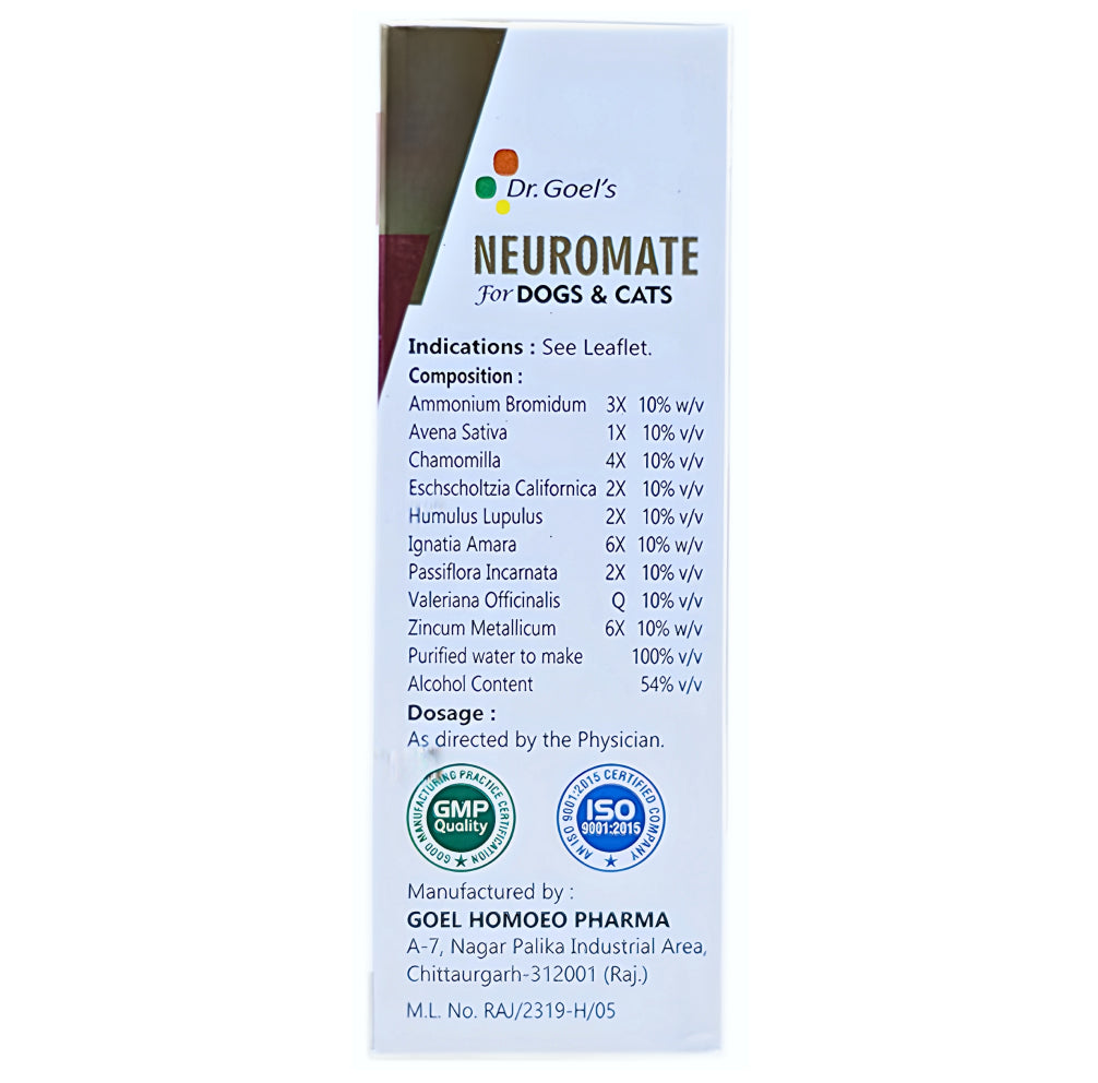 Dr Goel's Neuromate for Dogs and Cats (30ml) image 4