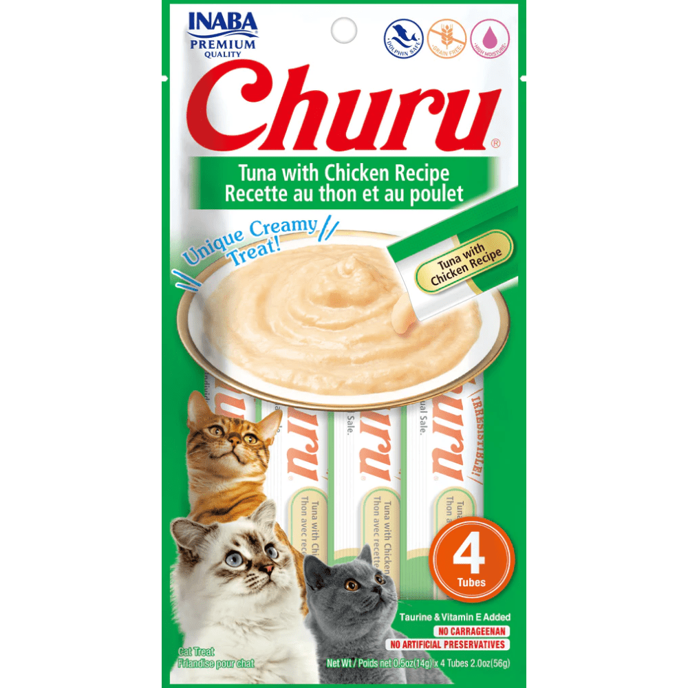 INABA Churu Tuna with Chicken Creamy Cat Treats image 1