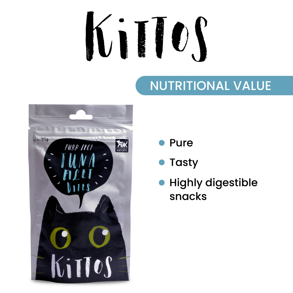 Kittos Purr fect Tuna Filet Bites Cat Treats image 4