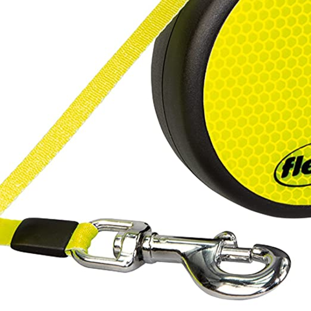 Trixie Flexi New Neon Retractable Leash for Dogs and Cats (Yellow) image 5
