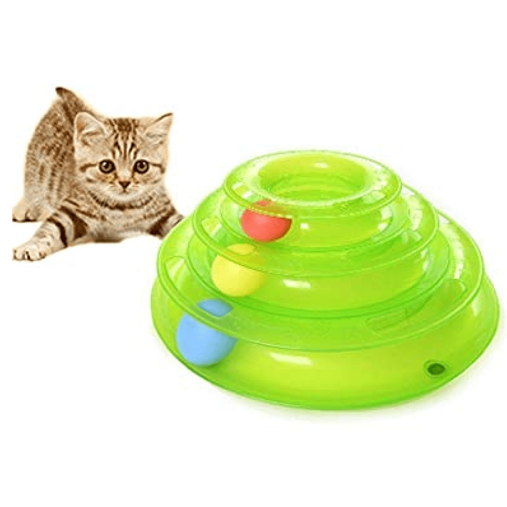 Emily Pets Interactive Tower of Tracks for Cats (Green) image 3