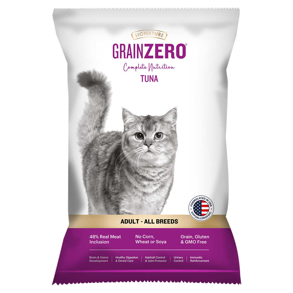 Signature Grain Zero Tuna  Adult Cat Dry Food  For All Breed
