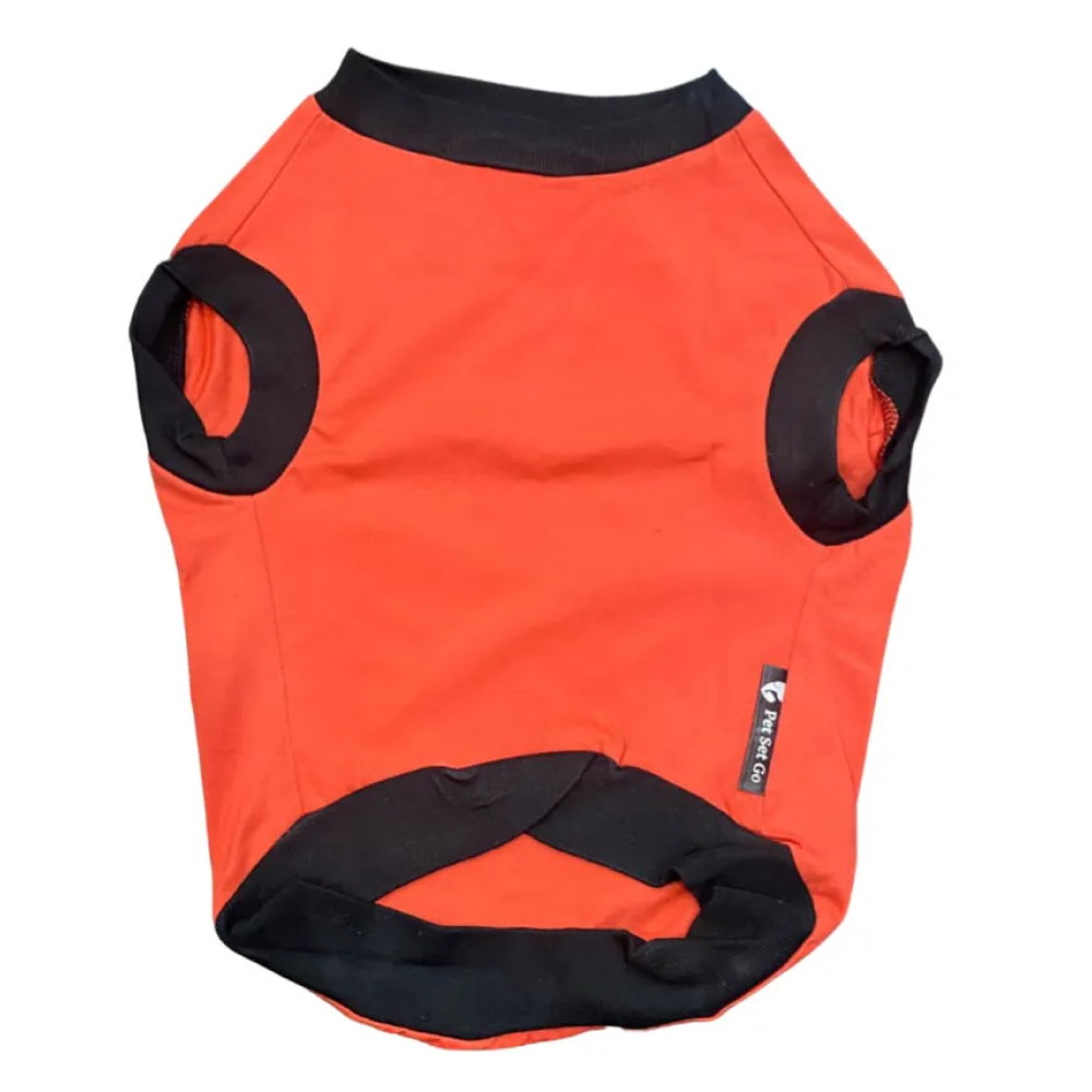 Pet Set Go Main Aur Aalsi T-shirt for Dog (Red) image 7