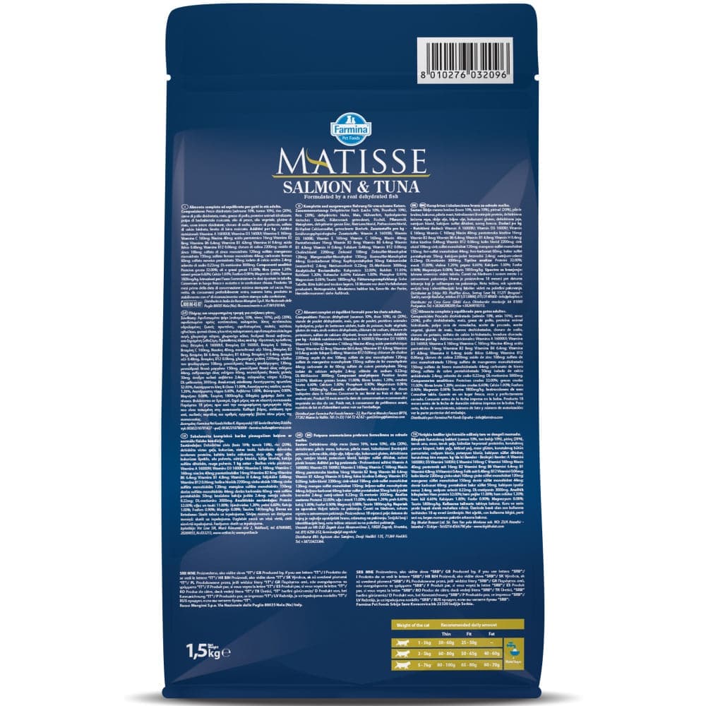 Farmina Matisse Salmon & Tuna Adult Cat Dry Food image 2