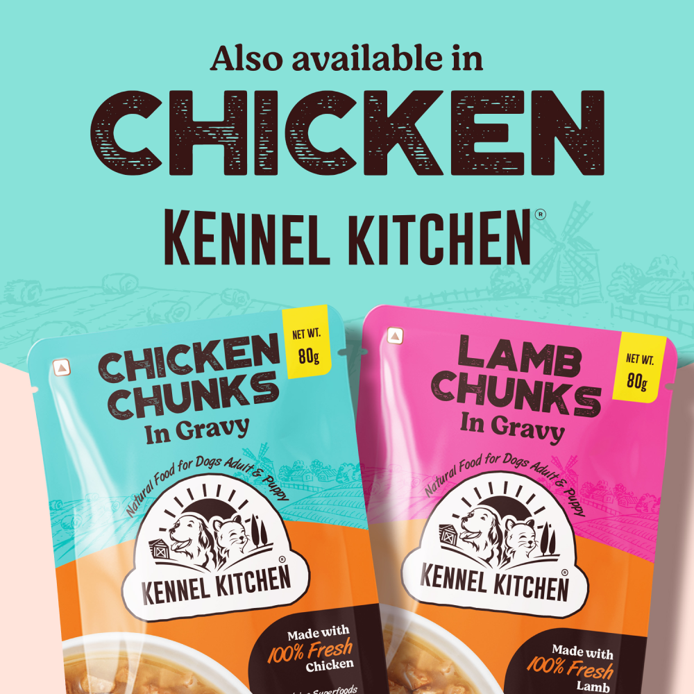Kennel Kitchen Lamb Chunks in Gravy Puppy & Adult Wet Dog Food image 9