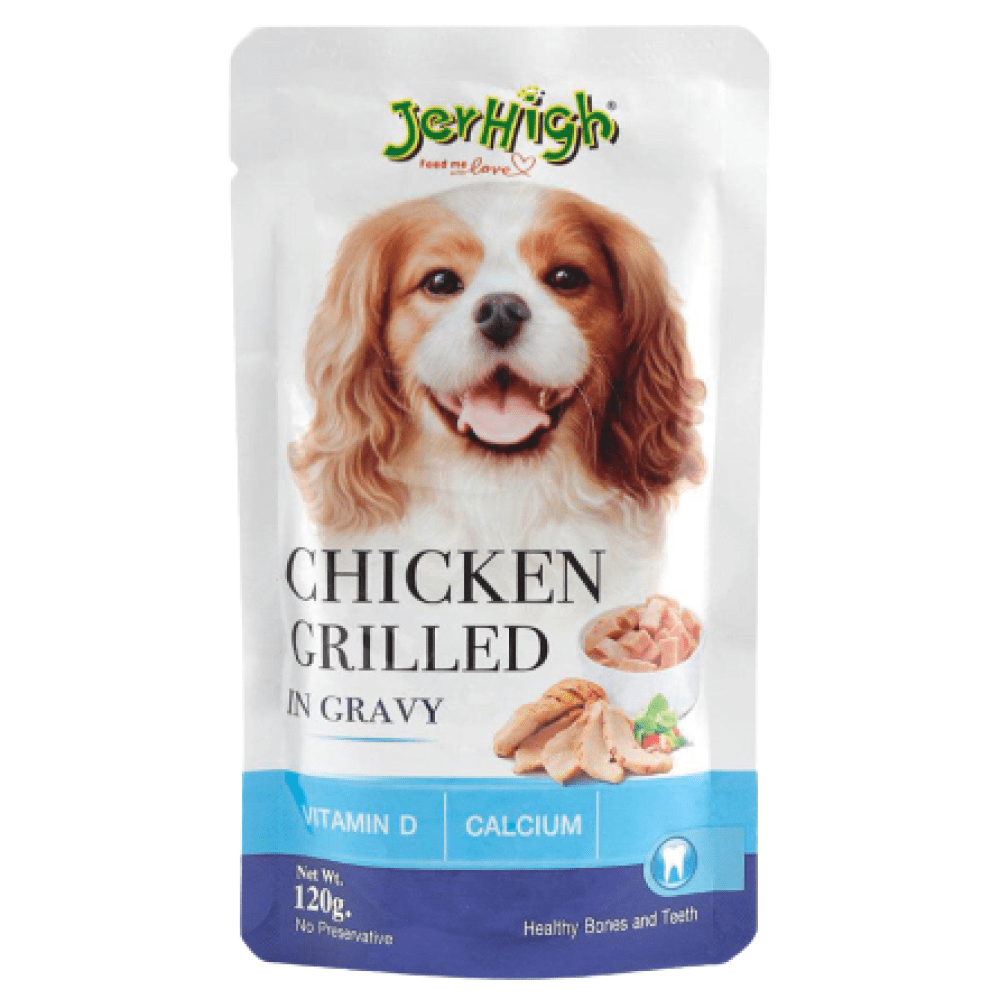 JerHigh Chicken Grilled in Gravy Dog Wet Food image 2