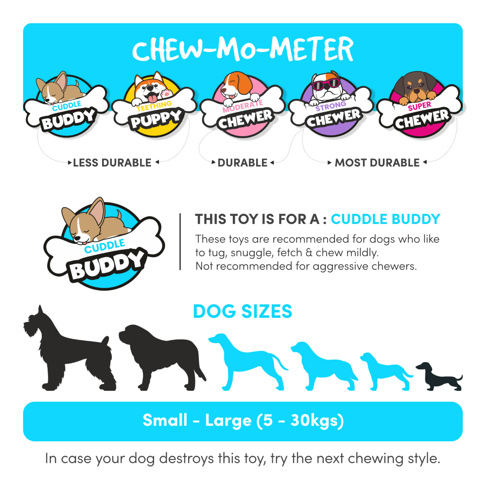 Barkbutler x Fofos Skinneez Skunk Toy for Dogs image 9