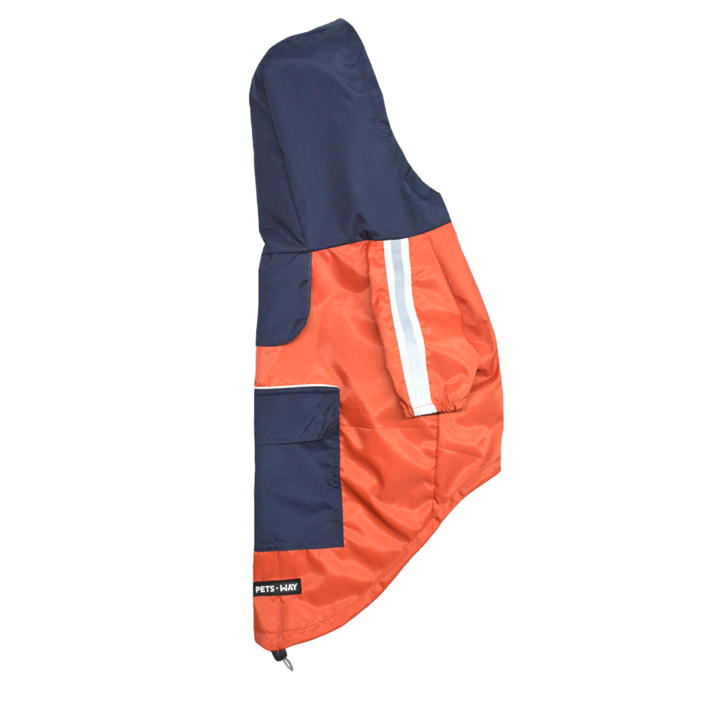 Pets Way TPU Rainstorm Raincoat for Dogs (Rust) image 5