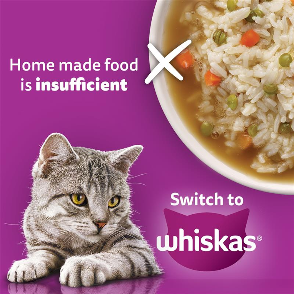 Whiskas Chicken in Gravy Adult Cat Wet Food image 6