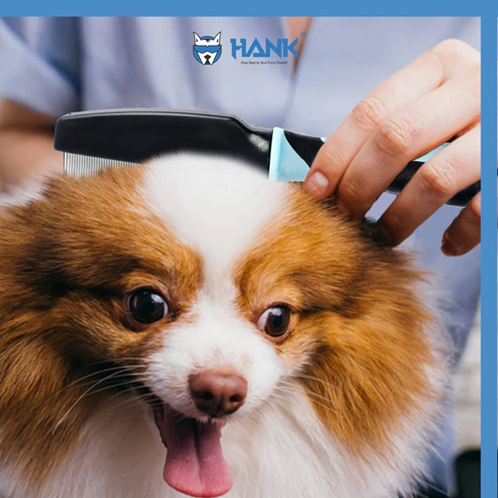Hank Flea Comb for Pets (Blue) image 6