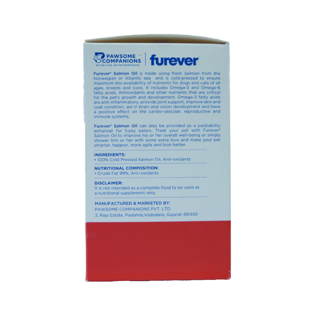 Pawsome Companion Furever Salmon Oil for Dogs & Cats 500ml image 8