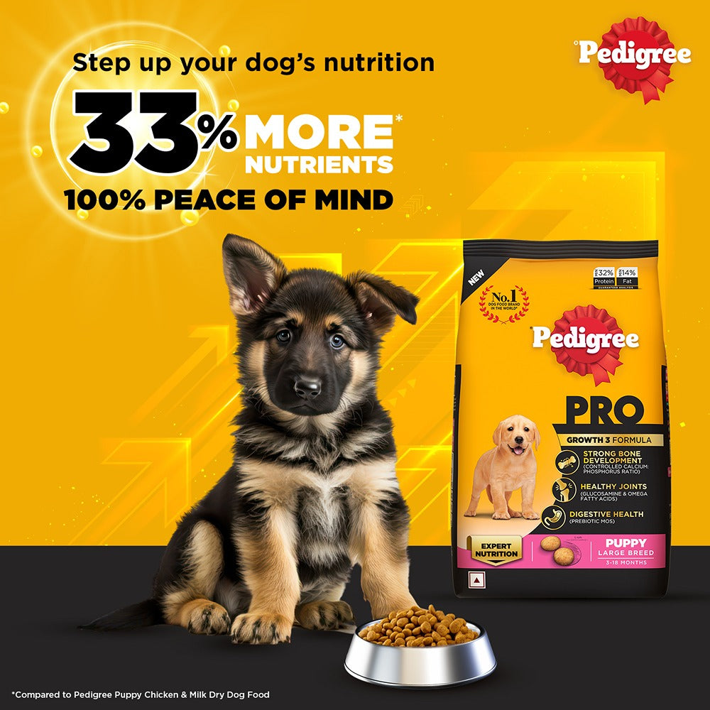 Pedigree PRO Expert Nutrition for Large Breed Puppy (3 to 18 Months) Dog Dry Food image 4